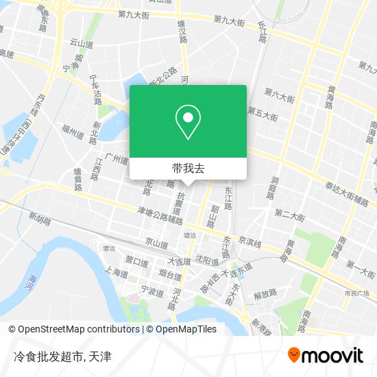 冷食批发超市地图