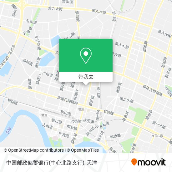 中国邮政储蓄银行(中心北路支行)地图