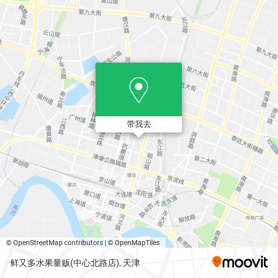 鲜又多水果量贩(中心北路店)地图