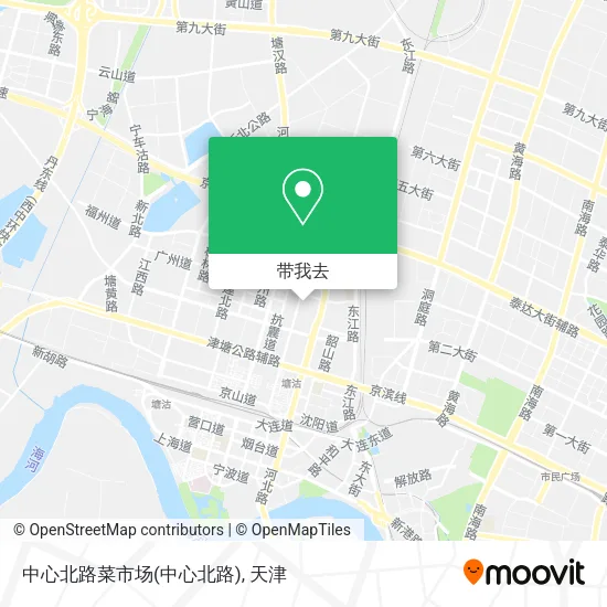 中心北路菜市场地图