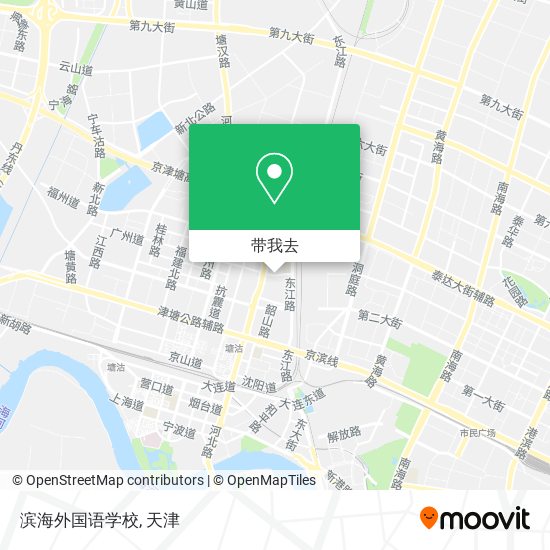 滨海外国语学校地图
