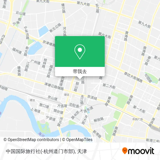 中国国际旅行社(-杭州道门市部)地图