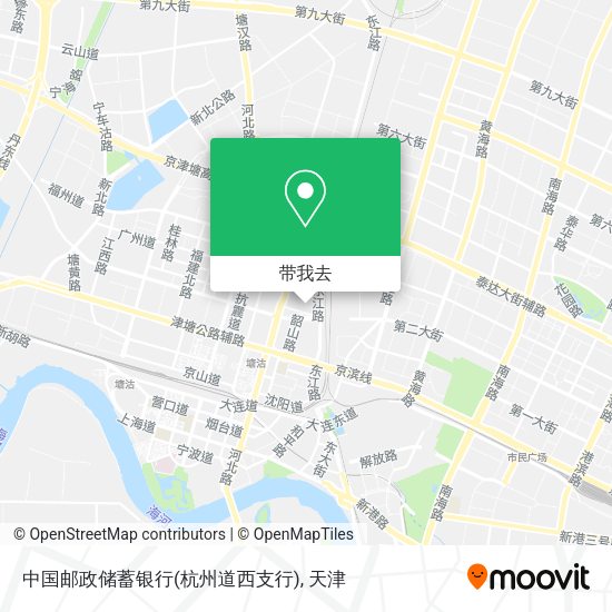 中国邮政储蓄银行(杭州道西支行)地图