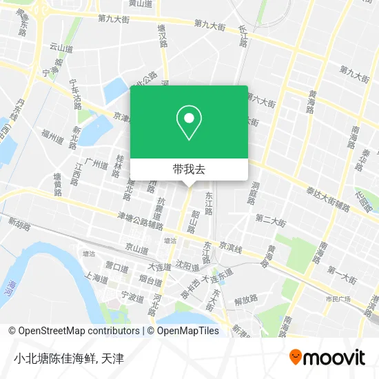 小北塘陈佳海鲜地图