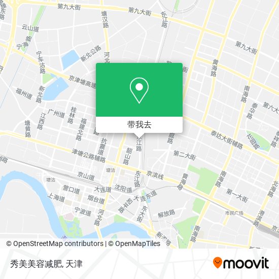 秀美美容减肥地图