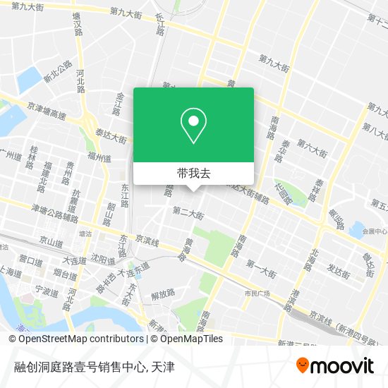 融创洞庭路壹号销售中心地图