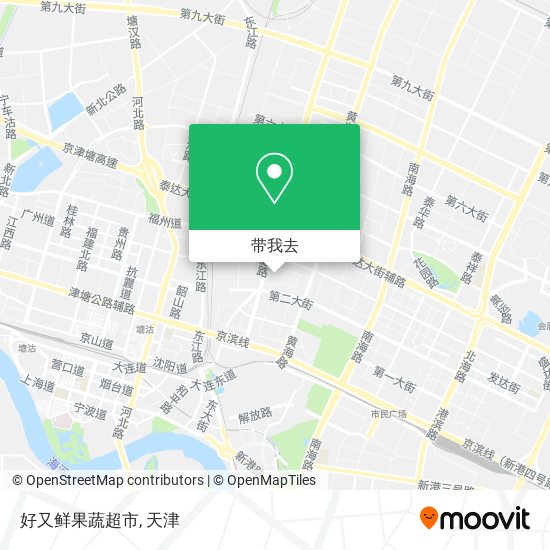 好又鲜果蔬超市地图