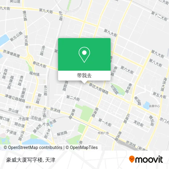 豪威大厦写字楼地图