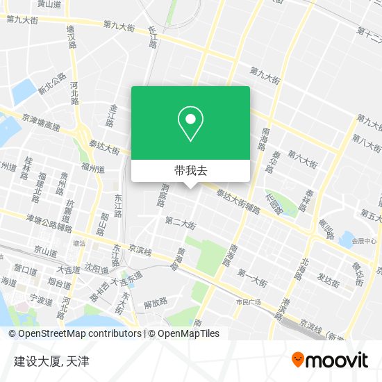 建设大厦地图