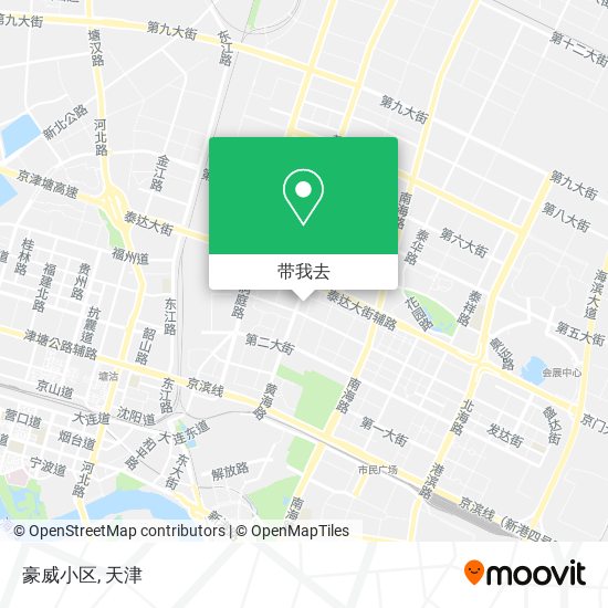 豪威小区地图