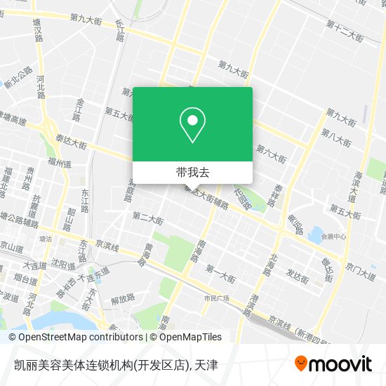 凯丽美容美体连锁机构(开发区店)地图