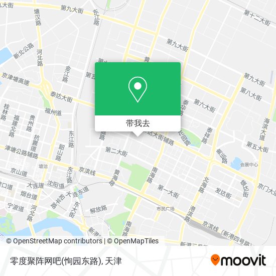 零度聚阵网吧(恂园东路)地图