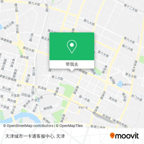 天津城市一卡通客服中心地图