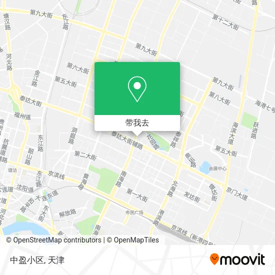 中盈小区地图