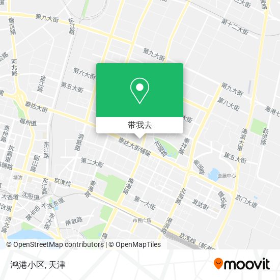 鸿港小区地图
