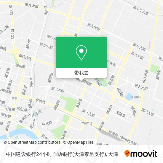 中国建设银行24小时自助银行(天津泰星支行)地图