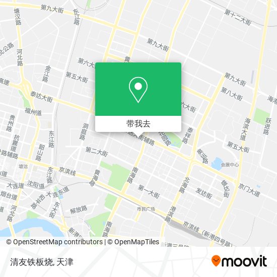 清友铁板烧地图