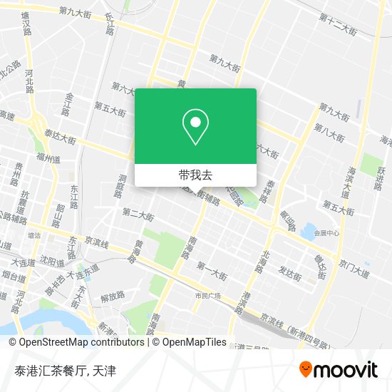 泰港汇茶餐厅地图