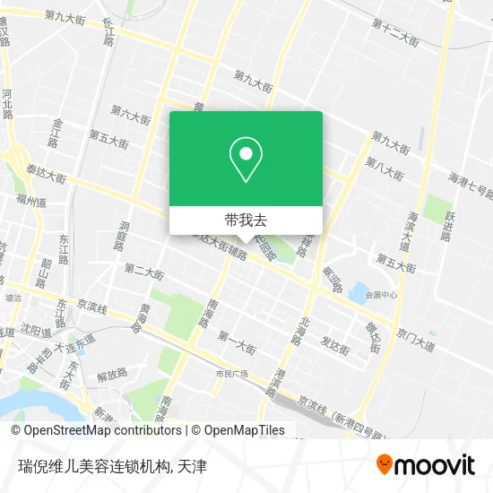 瑞倪维儿美容连锁机构地图