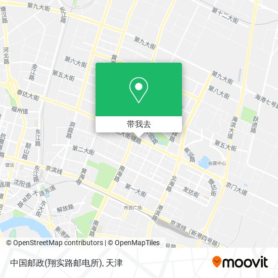 中国邮政(翔实路邮电所)地图