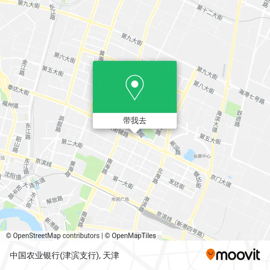 中国农业银行(津滨支行)地图