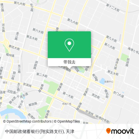 中国邮政储蓄银行(翔实路支行)地图
