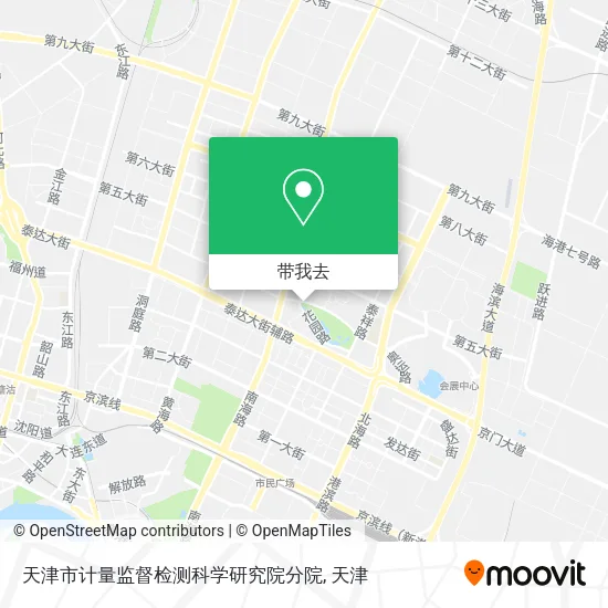 天津市计量监督检测科学研究院分院地图