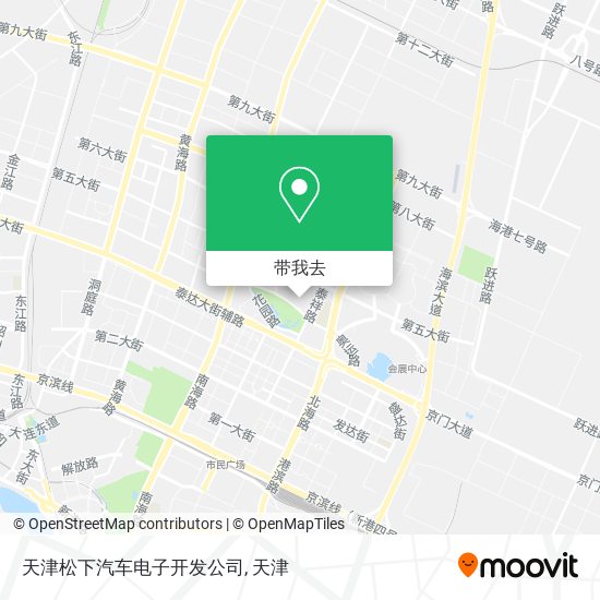 天津松下汽车电子开发公司地图