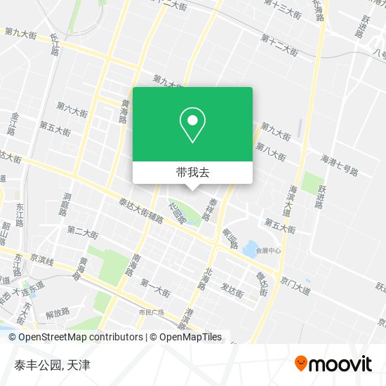 泰丰公园地图
