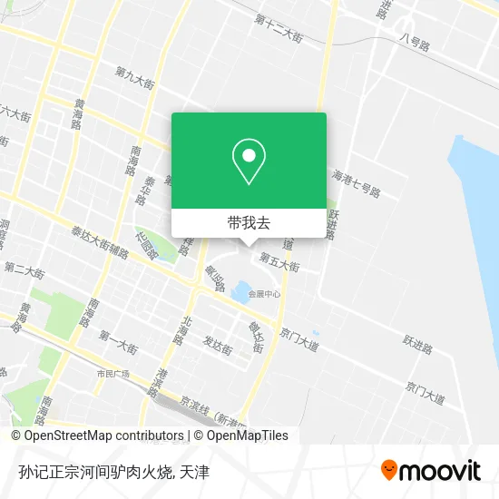 孙记正宗河间驴肉火烧地图