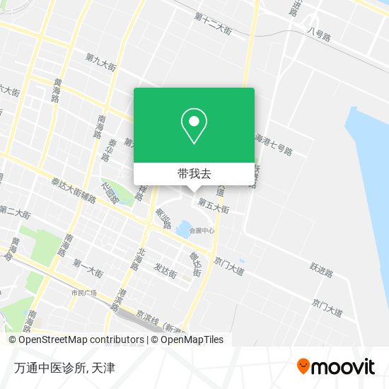 万通中医诊所地图