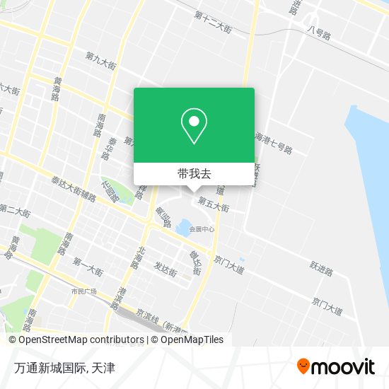 万通新城国际地图