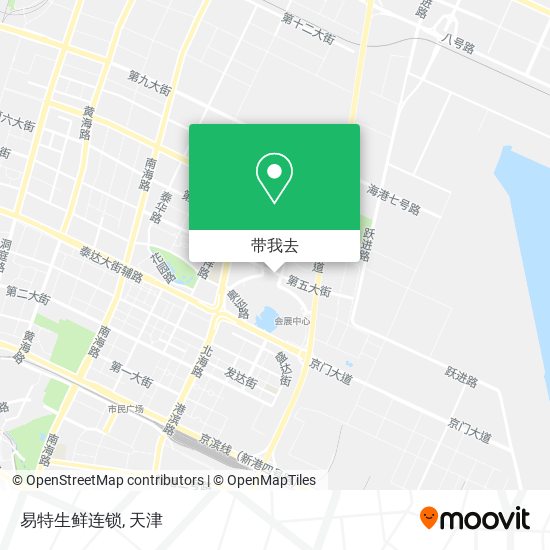 易特生鲜连锁地图