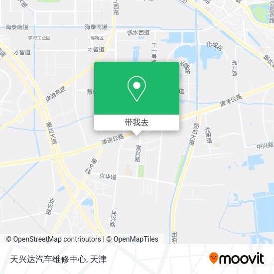 天兴达汽车维修中心地图