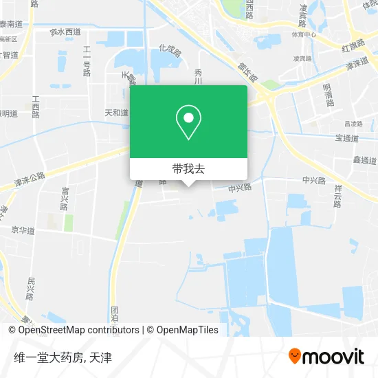 维一堂大药房地图