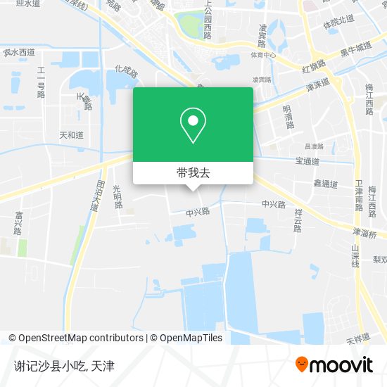 谢记沙县小吃地图