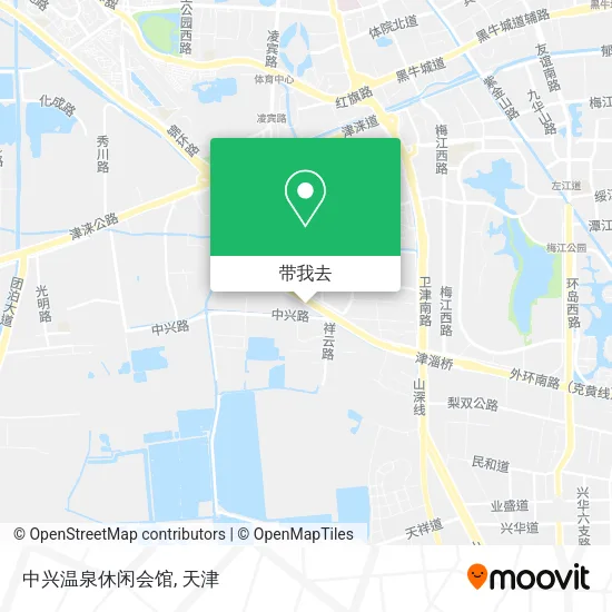 中兴温泉休闲会馆地图