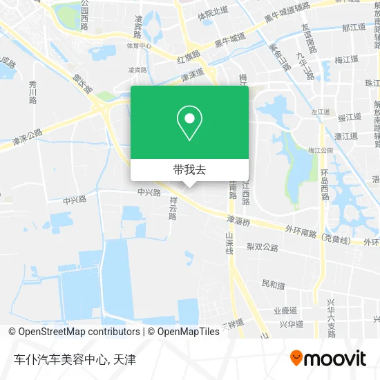 车仆汽车美容中心地图