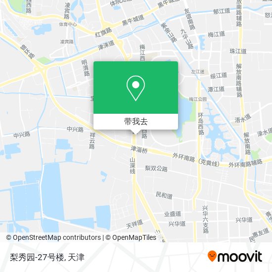 梨秀园-27号楼地图