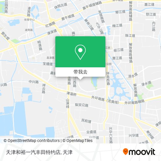 天津和裕一汽丰田特约店地图