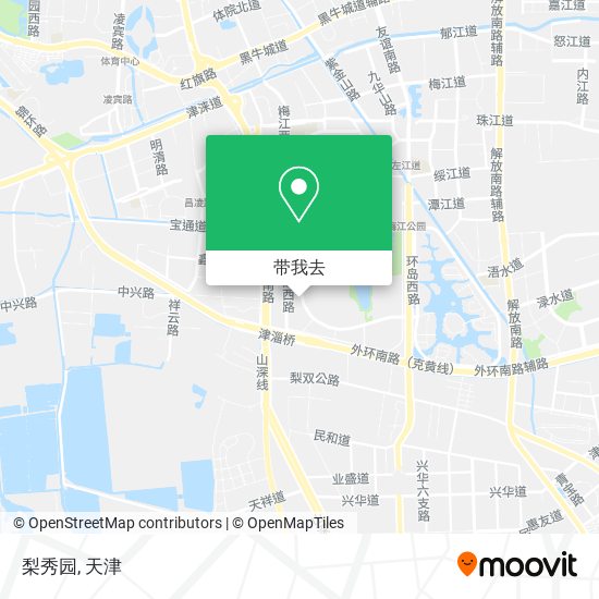 梨秀园地图