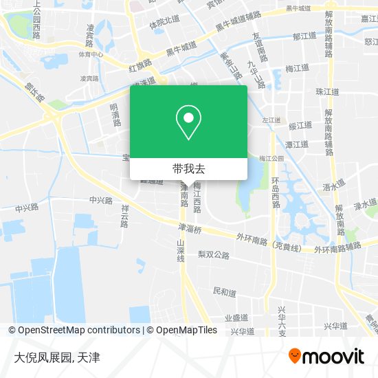 大倪凤展园地图