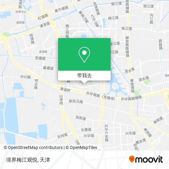 境界梅江观悦地图