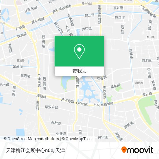 天津梅江会展中心n6e地图