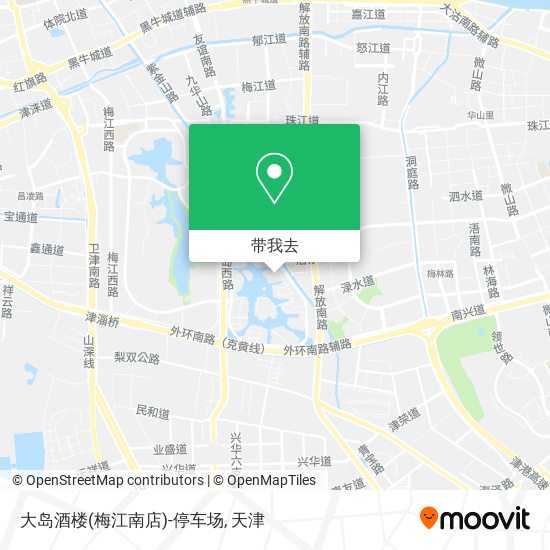 大岛酒楼(梅江南店)-停车场地图
