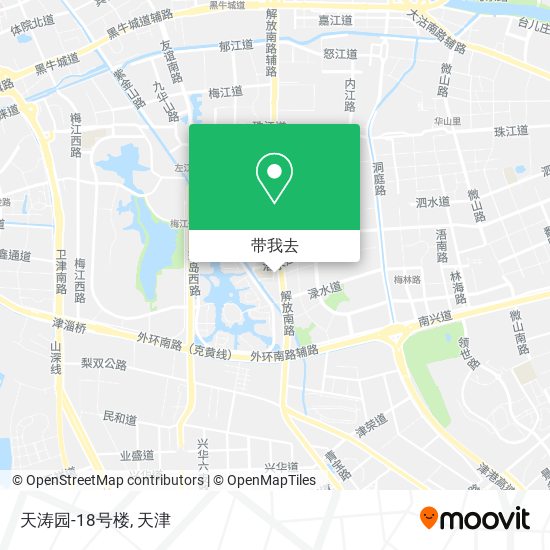 天涛园-18号楼地图