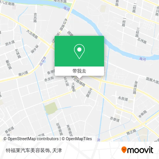 特福莱汽车美容装饰地图