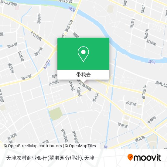 天津农村商业银行(翠港园分理处)地图