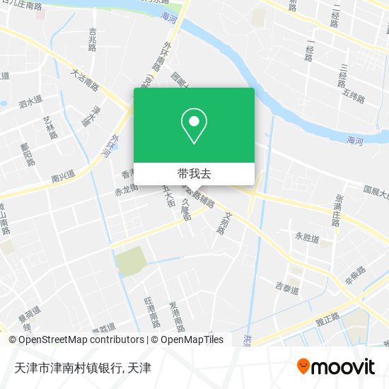 天津市津南村镇银行地图