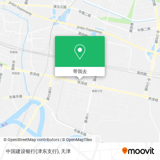 中国建设银行(津东支行)地图